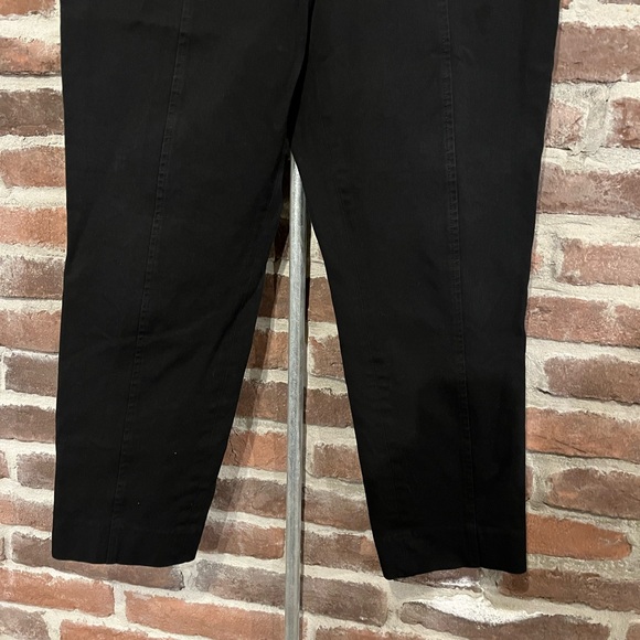 NYDJ Black Ankle Pants Size 10P - Picture 3 of 12